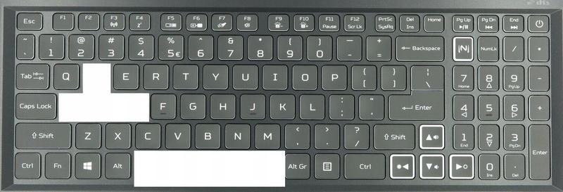 Zabezpieczenie laptopa podczas demontażu klawisza