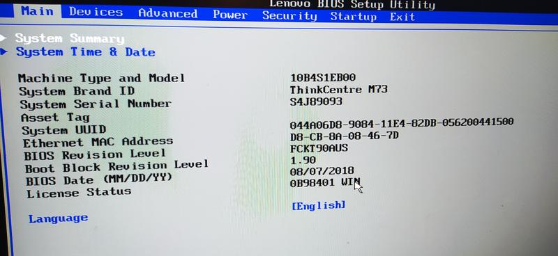 Jak wejść do BIOS Lenovo